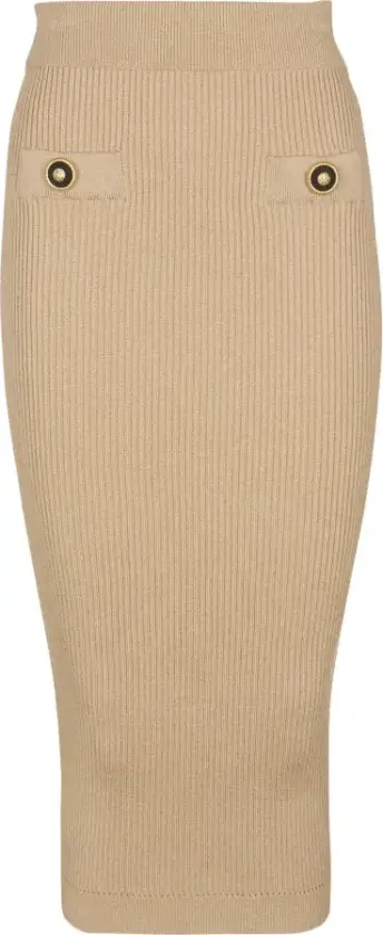 Dame, Skjørt, Beige, XS