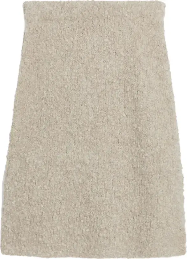 Dame, Skjørt, Beige, S