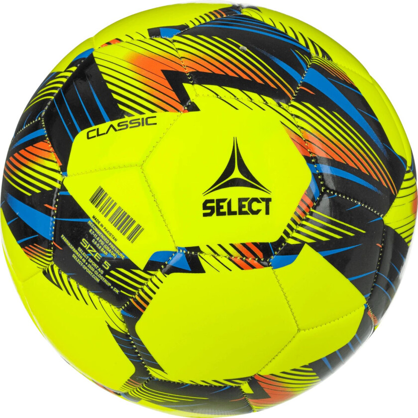 Select FB Classic v23, fotball Yellow/Black