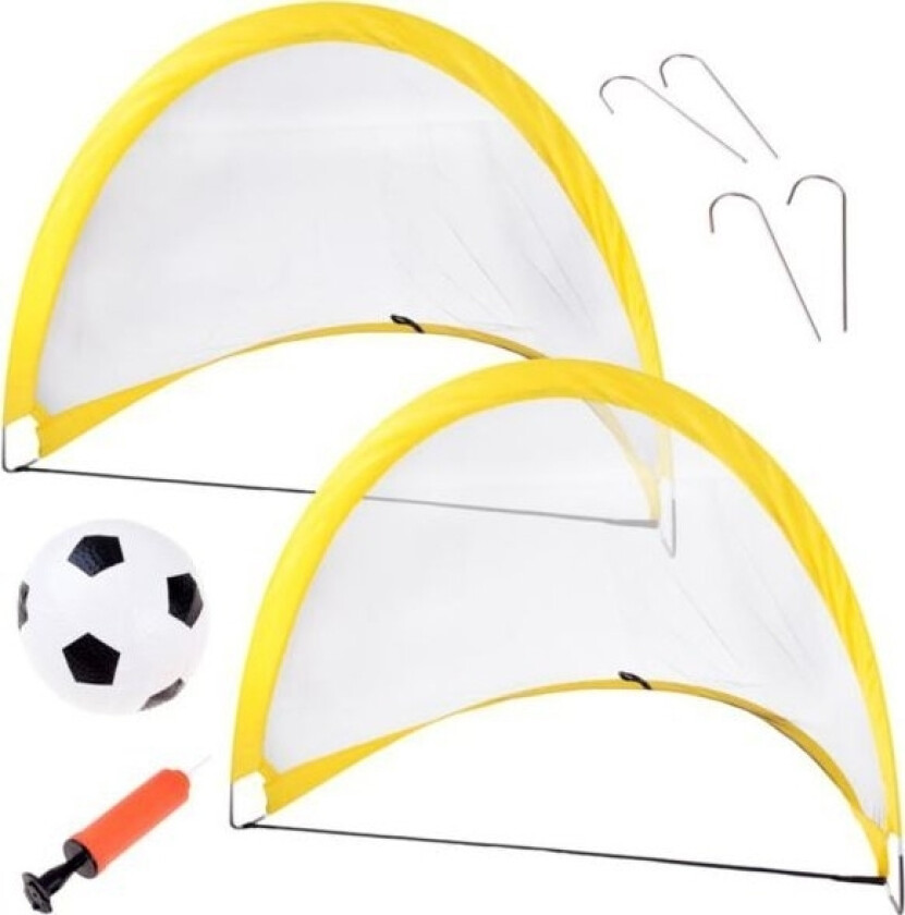 Selvmonterende Fotballmål X2 Sp0573