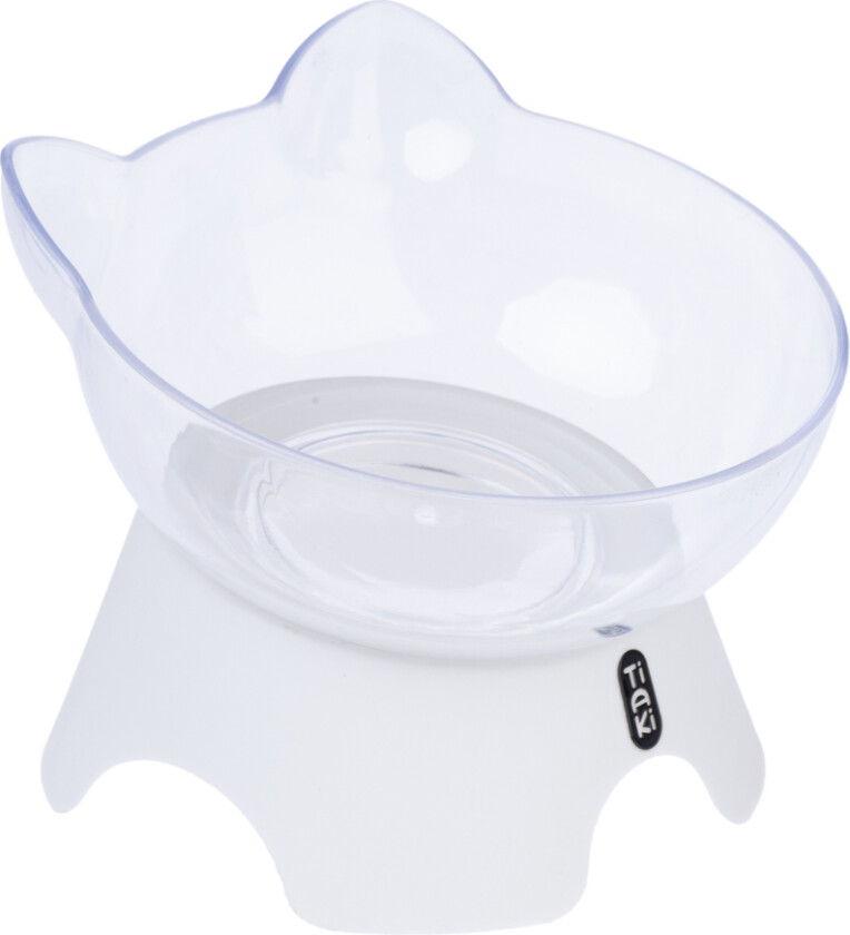 Transparent katteskål - 350 ml