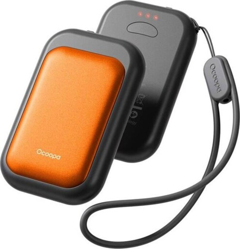 UT4 Young 2x2500 mAh hand warmer USB-C black and orange Nødlader
