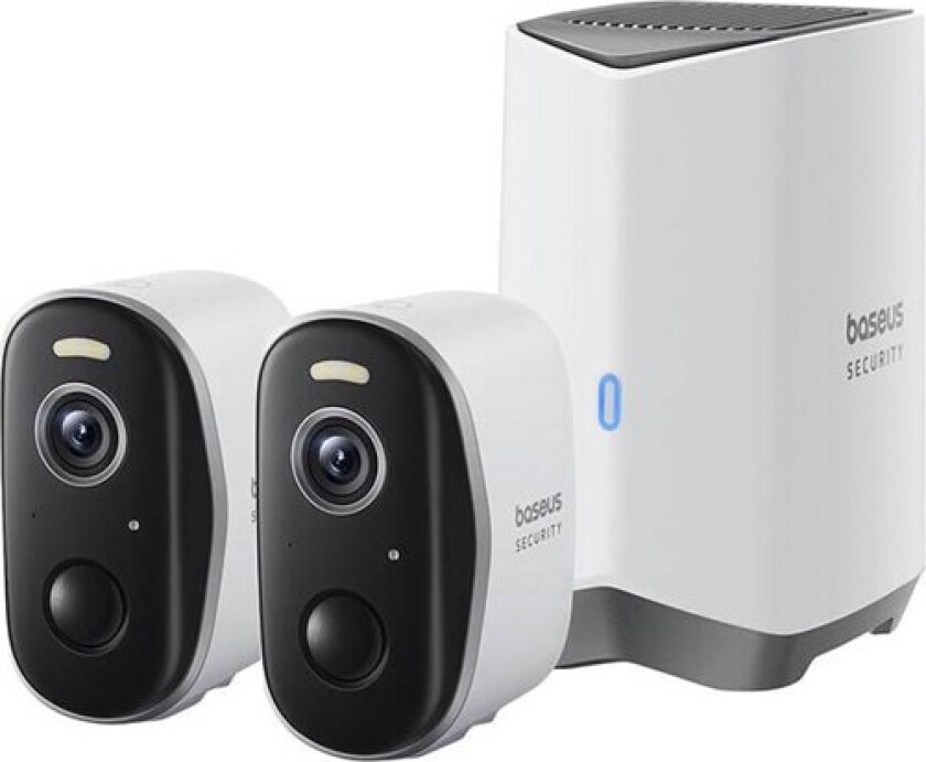 N1 Plus 2K Outdoor Camera Set (White)