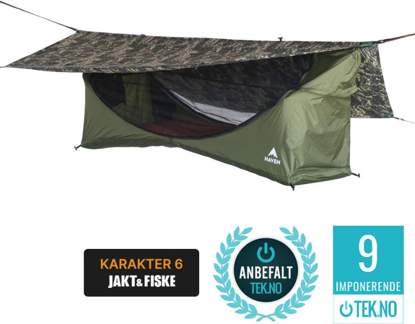 Lounge Original - komplett hengekøye, camo tarp