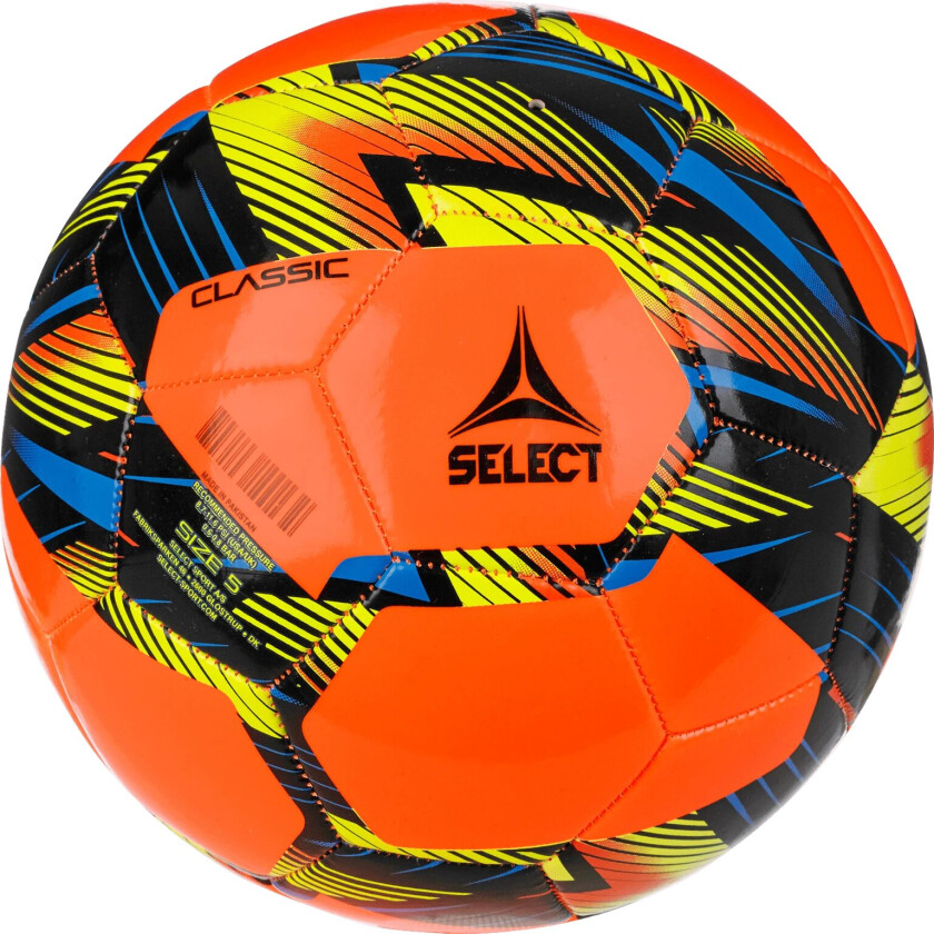 Select FB Classic v23, fotball Orange/Black