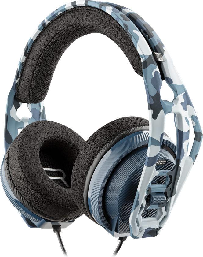 RIG 400HS Wired Headset Xbox, PC/Mac Camo Blue