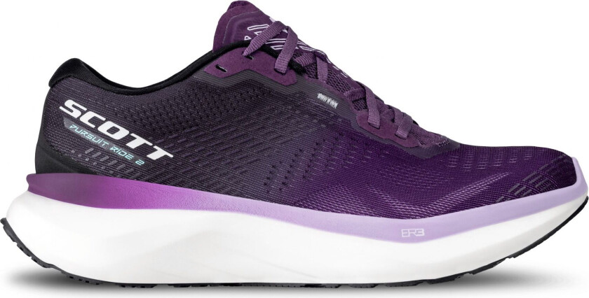 Pursuit Ride 2, Løpesko, Dame, Black/Night Purple