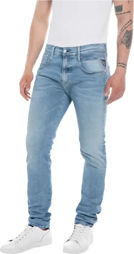 Herre, Jeans, Blå, W30 L32