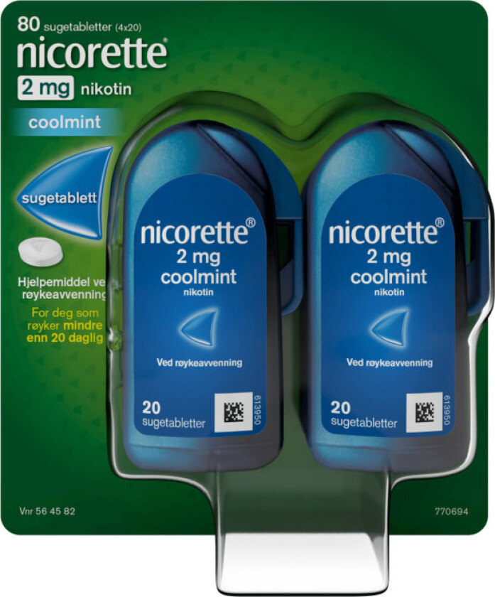 Nicorette Coolmint 2mg 80stk