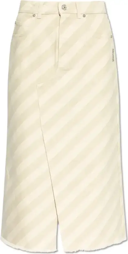 Dame, Skjørt, Beige, S