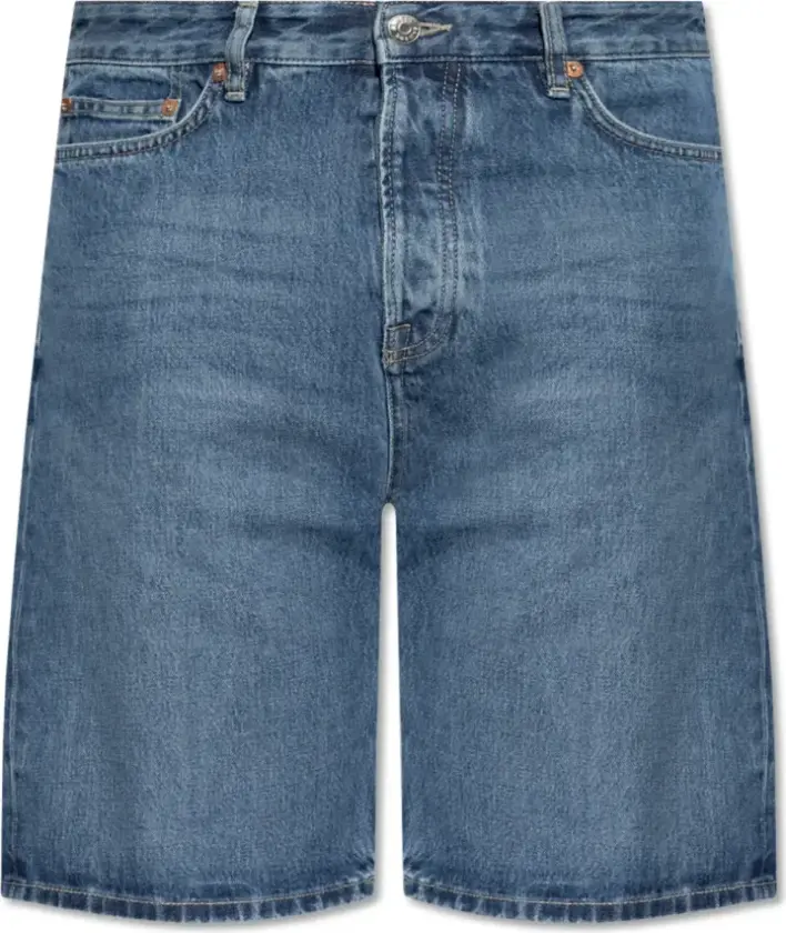 Herre, Shorts, Blå, W30