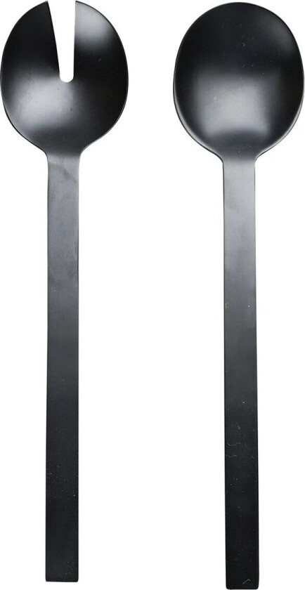 Topina salatbestikk 2 deler Svart