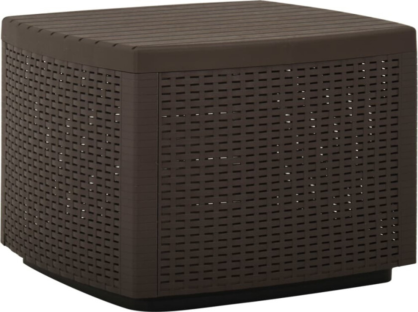 Hagebord mocca 53x53x40 cm plast