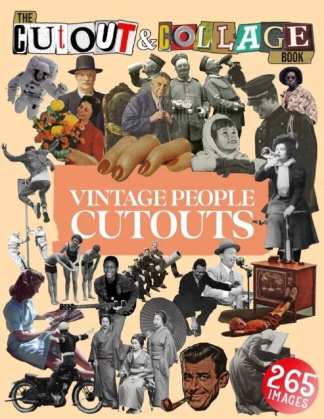 The Cut Out And Collage Book Vintage People Cutouts av Collage Heaven
