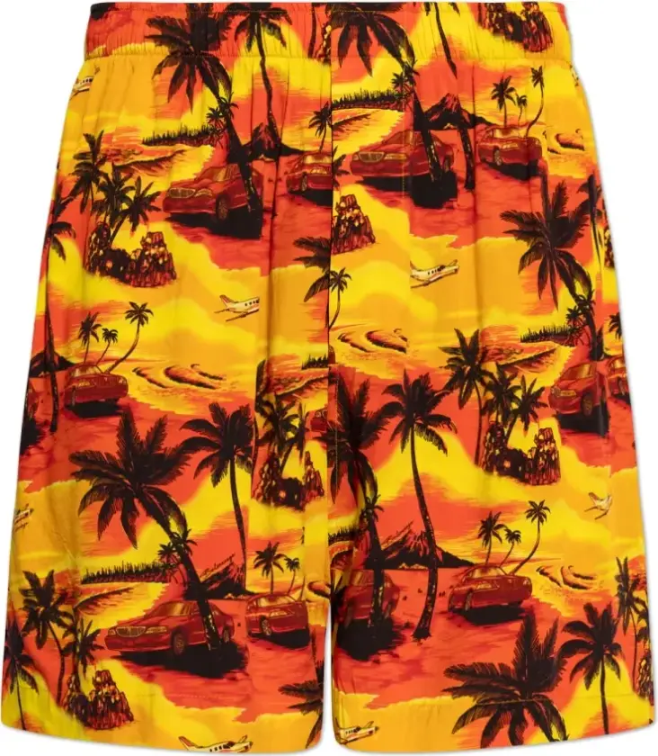 Herre, Shorts, Flerfarget, M