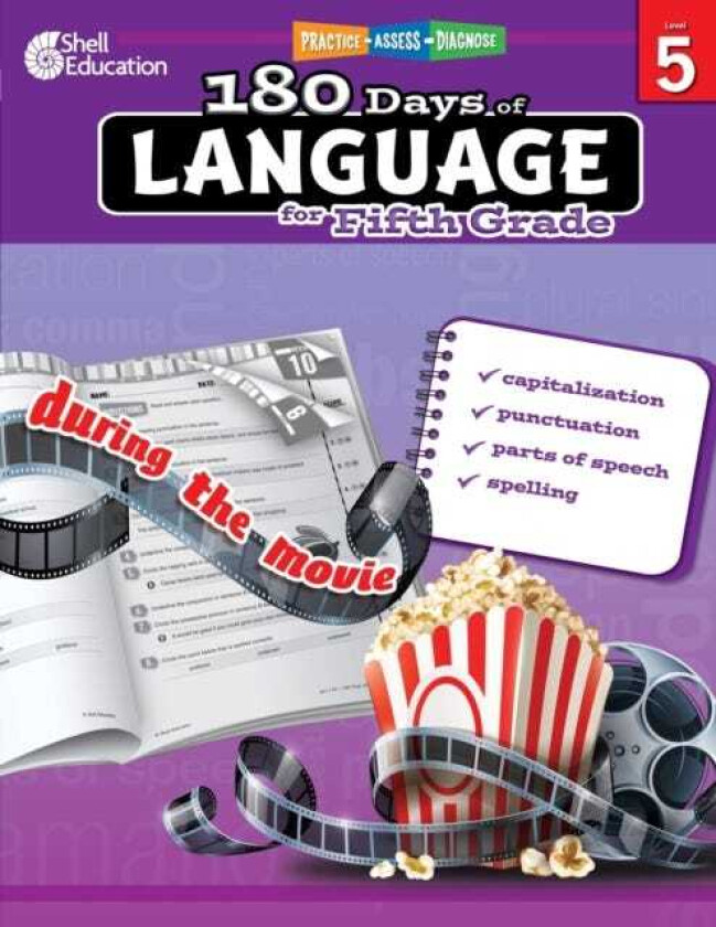 180 Days™: Language for Fifth Grade Practice, Assess, Diagnose