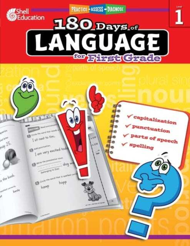 180 Days™: Language for First Grade Practice, Assess, Diagnose