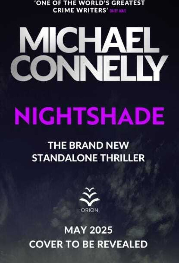 Nightshade PreOrder the Brand New Blockbuster Thriller from the Number One Bestseller