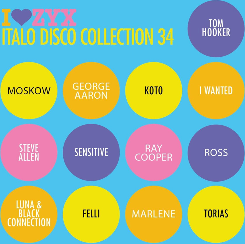Diverse Artister ZYX Italo Disco Collection 34 CD