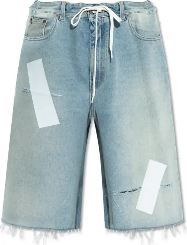 Dame, Shorts, Blå, 3XS