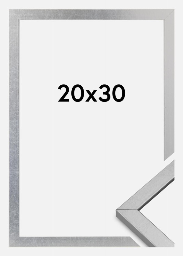 Ramme Minerva Akrylglass Sølv 20x30 Cm