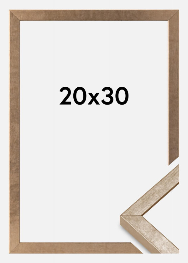 Ramme Ares Akrylglass Messing 20x30 Cm