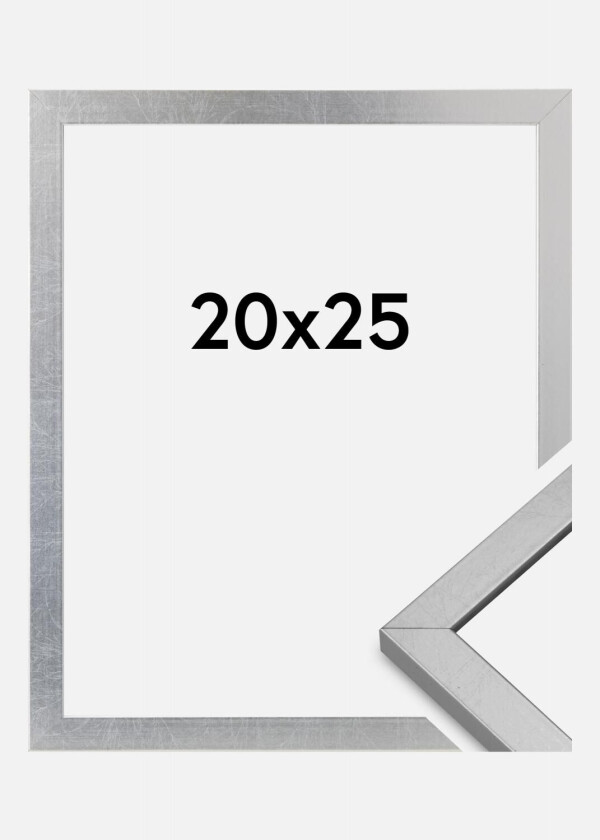 Ramme Minerva Akrylglass Sølv 20x25 Cm