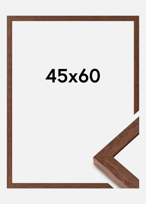 Ramme Hermes Akrylglass Teak 45x60 Cm