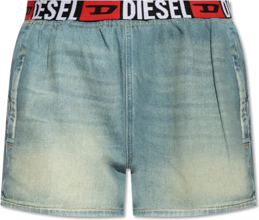 Dame, Shorts, Blå, W26