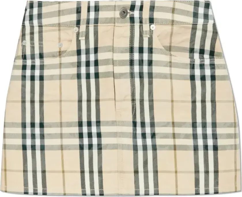 Dame, Skjørt, Beige, XS