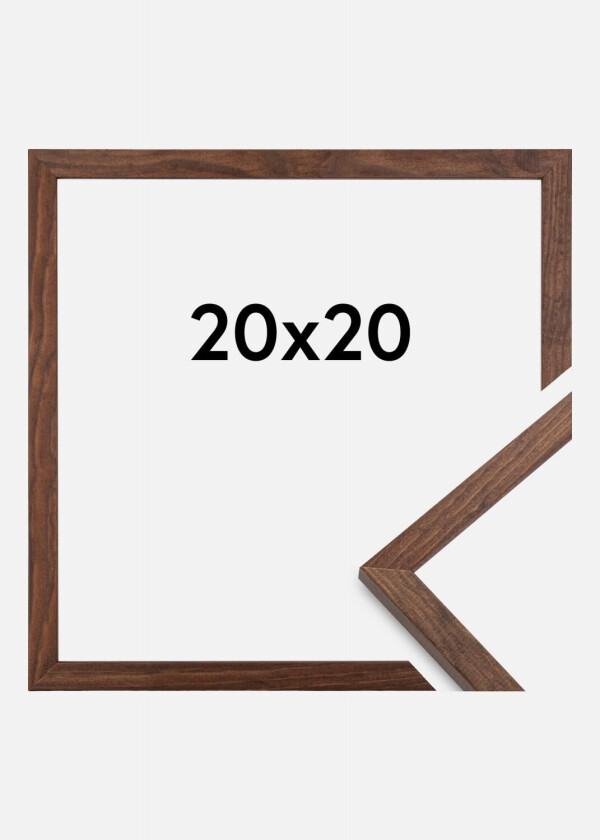 Ramme Galant Valnøtt 20x20 Cm