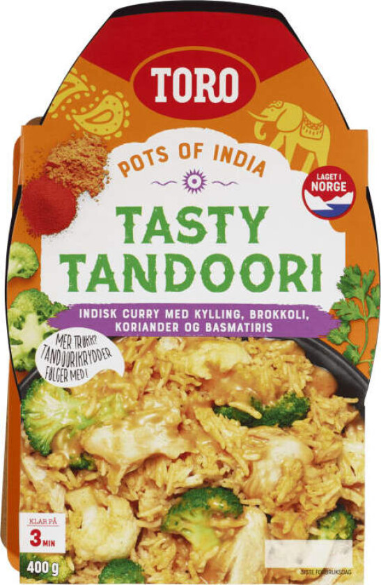 Kyllinggryte Tandoori 400g Velbekomme