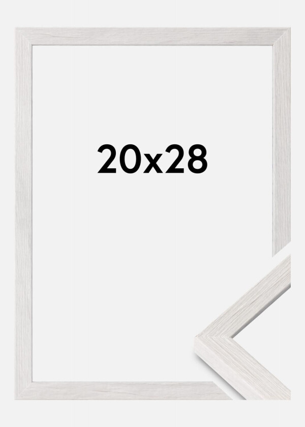 Ramme Ares Akrylglass White Oak 20x28 Cm