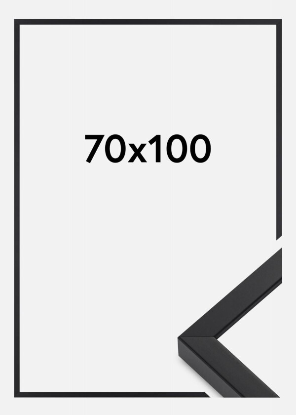 Ramme E-Line Wide Akrylglas Svart 70x100 Cm