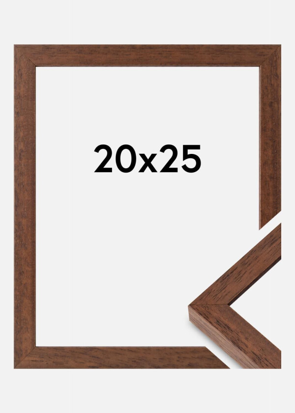 Ramme Hermes Akrylglass Teak 20x25 Cm