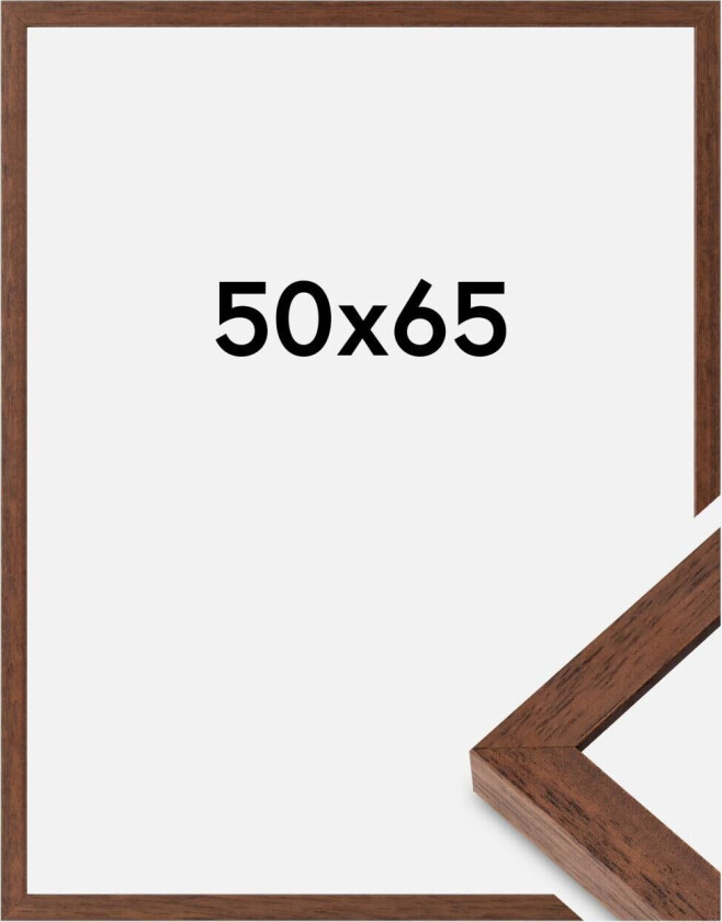 Ramme Hermes Akrylglass Teak 50x65 Cm