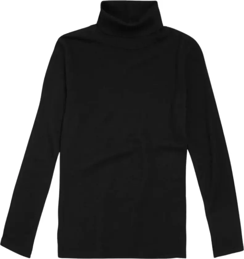 MERINO TURTLE NECK - XL / 90 Black