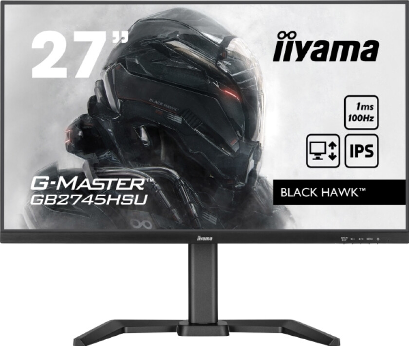 G-Master Gb2745hsu-B2, 68,6 Cm (27"), 1920 X 1080 Pixlar, Full Hd, Led, 1 Ms, Svart