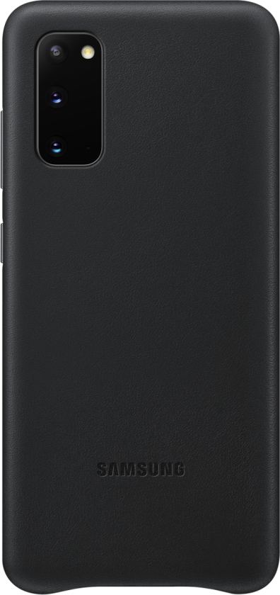 Galaxy S20 - Leather Cover, Black