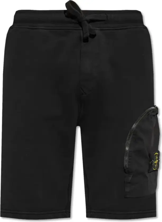 Herre, Shorts, Svart, L