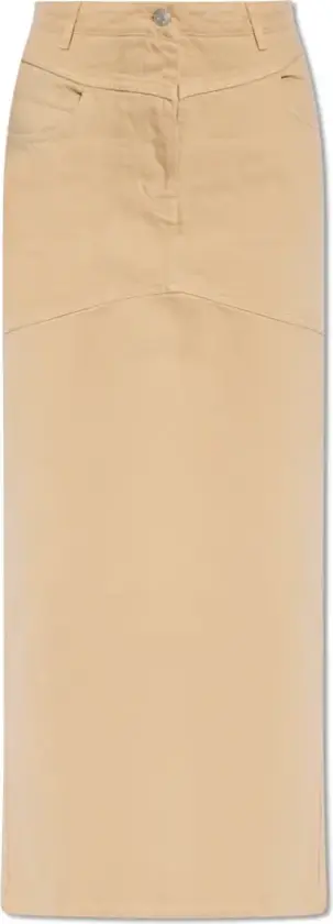 Dame, Skjørt, Beige, S