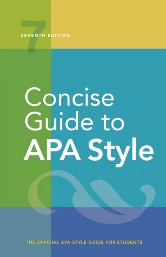 Concise Guide to APA Style av American Psychological Association