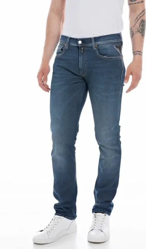 Herre, Jeans, Blå, W38 L32