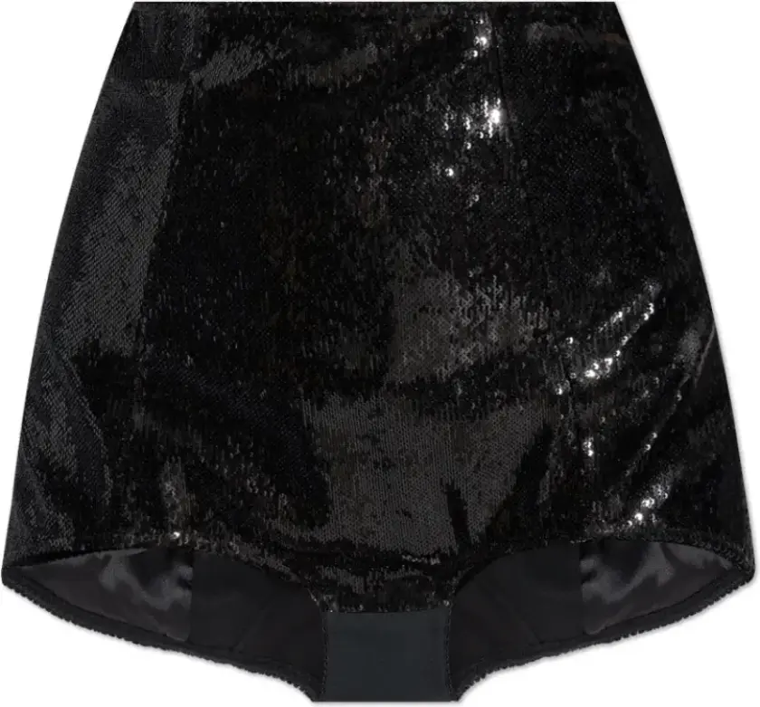 Dame, Shorts, Svart, 2XS