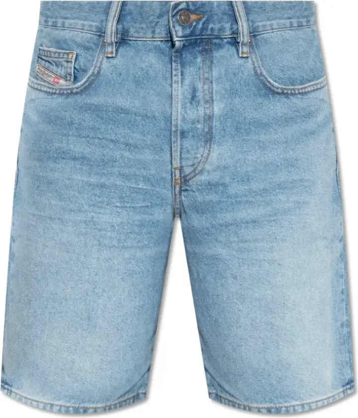 Herre, Shorts, Blå, W36