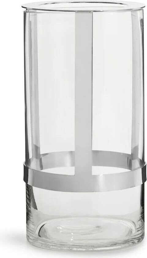 Hold vase stor Sølv