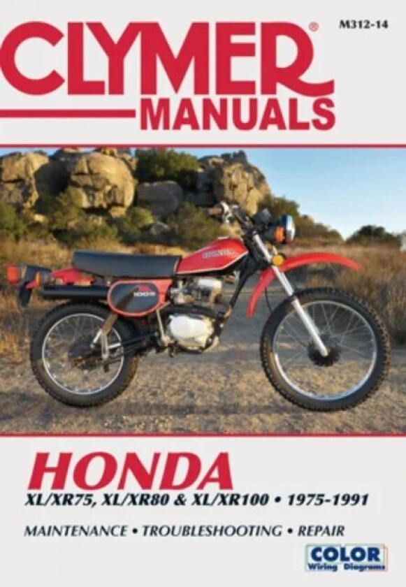 Honda XL/XR75, XL/XR80 & XL/XR100 Series Motorcycle (1975-1991) Service Repair Manual av Haynes Publishing