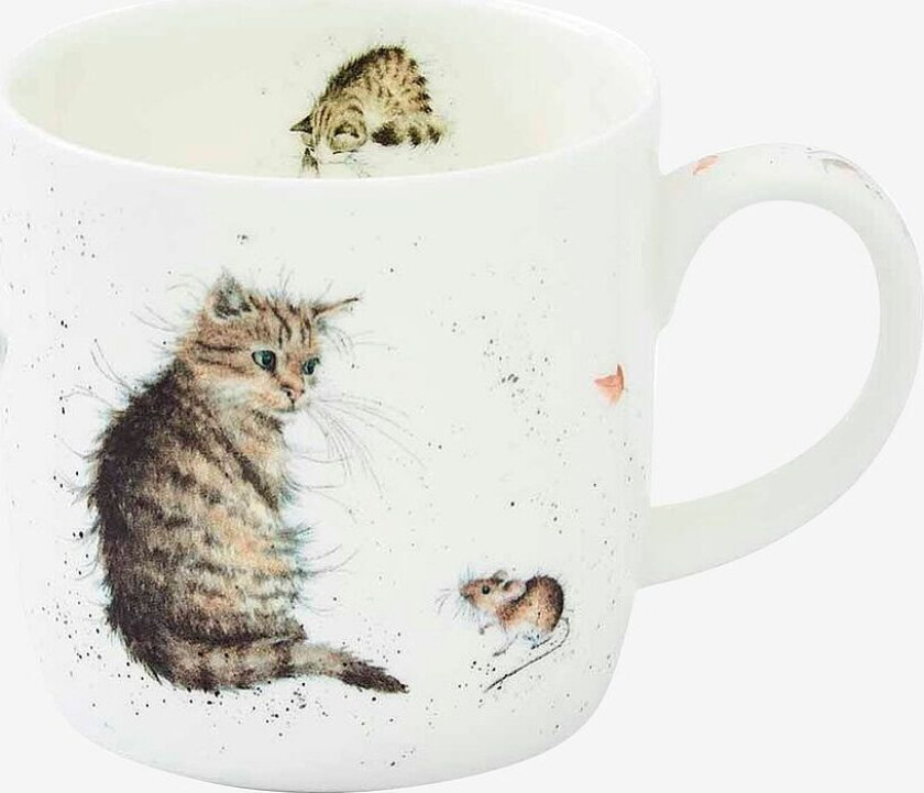 Krus Wrendale Designs Cat And Mouse 31 cl, Flerfarget