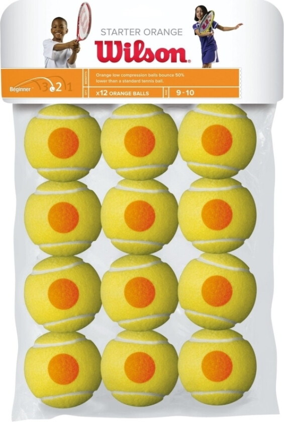 Bilde av Wilson Starter Orange -Tennispallo, 3 Kpl