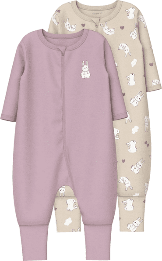 Name It Nbfnightsuit 2-pack pyjamas/heldress, Summer Sand